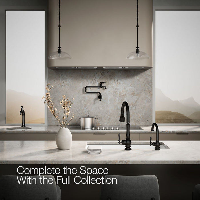 KOHLER K-24074 Artifacts Beverage faucet, matte black - view 3