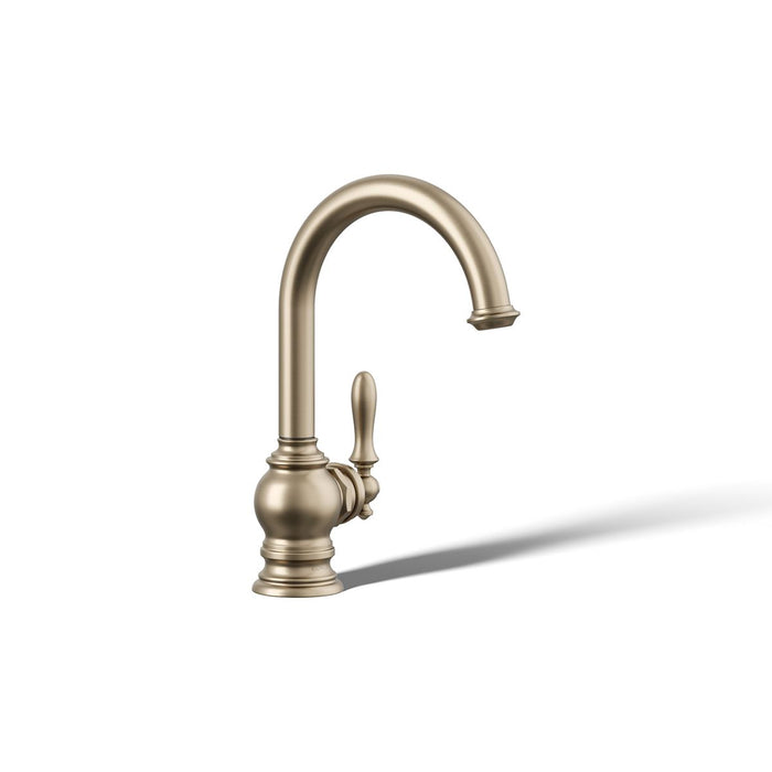 KOHLER K-24074 Artifacts Beverage faucet, vibrant brushed bronze - view 2