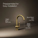 KOHLER K-24074 Artifacts Beverage faucet, vibrant brushed moderne brass - view 4