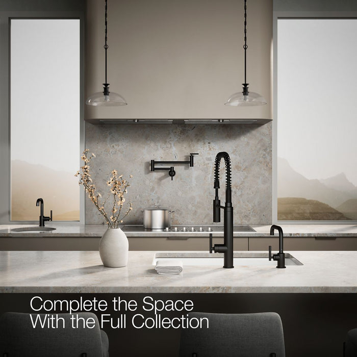 KOHLER K-24077 Purist Beverage faucet, matte black - view 2