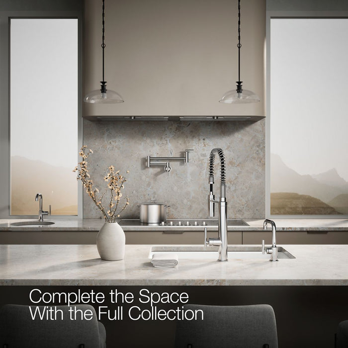 KOHLER K-24077 Purist Beverage faucet, polished chrome - view 2