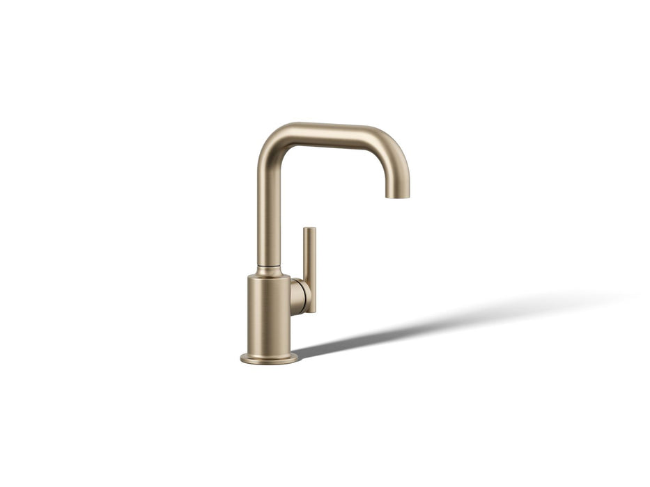 KOHLER K-24077 Purist Beverage faucet, vibrant brushed bronze