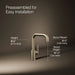 KOHLER K-24077 Purist Beverage faucet, vibrant brushed bronze - view 4