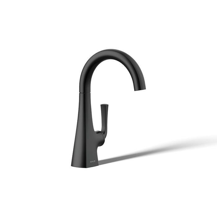 KOHLER K-24134 Graze Beverage faucet, matte black - view 3