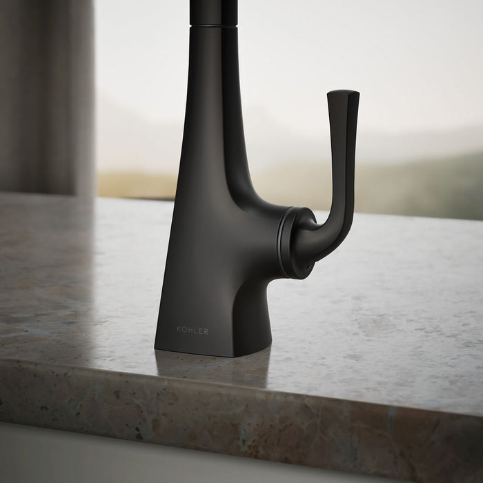 KOHLER K-24134 Graze Beverage faucet, matte black - view 5