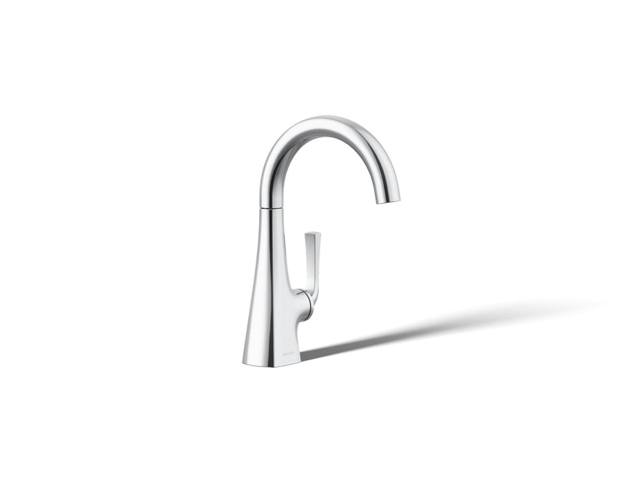 KOHLER K-24134 Graze Beverage faucet, polished chrome
