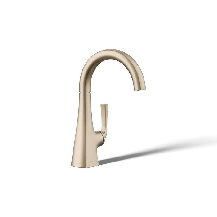 KOHLER K-24134 Graze Beverage faucet, vibrant brushed bronze - view 3