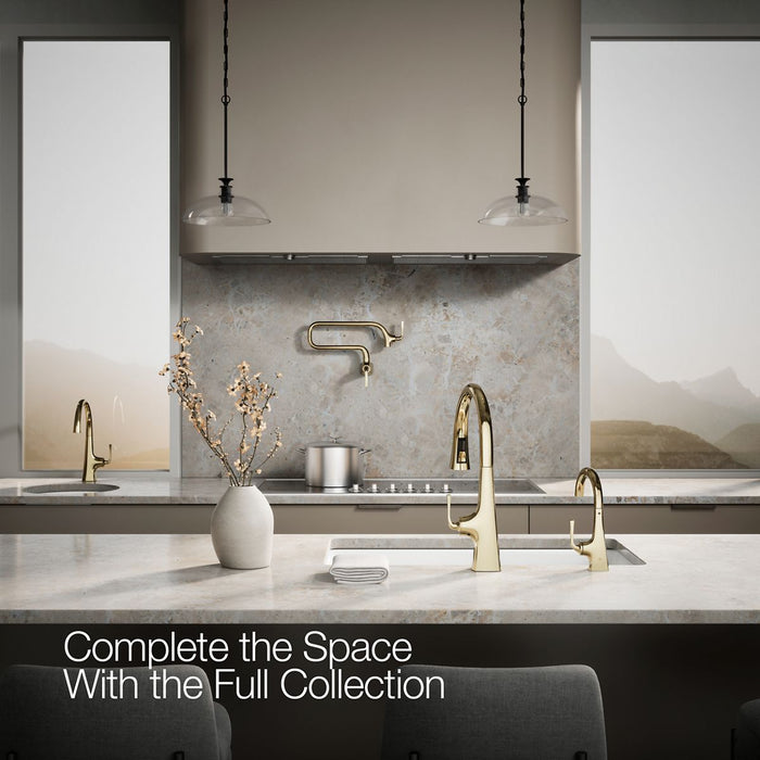KOHLER K-24134 Graze Beverage faucet, vibrant french gold - view 2