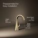 KOHLER K-24134 Graze Beverage faucet, vibrant french gold - view 4