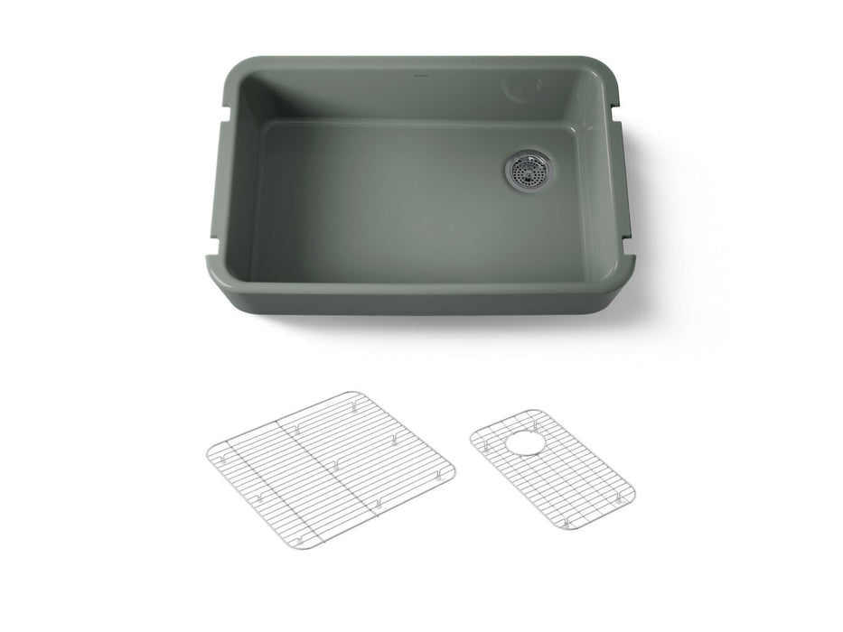 KOHLER Ironridge 34" undermount single-bowl farmhouse kitchen sink