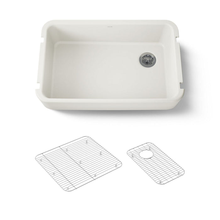 KOHLER Ironridge 34" undermount single-bowl farmhouse kitchen sink