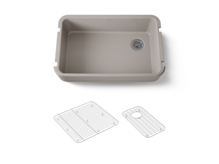 KOHLER Ironridge 34" undermount single-bowl farmhouse kitchen sink