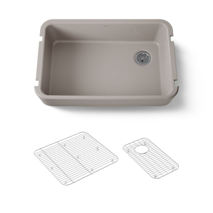 KOHLER Ironridge 34" undermount single-bowl farmhouse kitchen sink