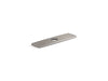 KOHLER K-24462 Riff Three-hole kitchen faucet escutcheon, vibrant stainless