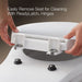 KOHLER K-24495-A Border ReadyLatch Quiet-Close elongated toilet seat with antimicrobial agent, white - view 3