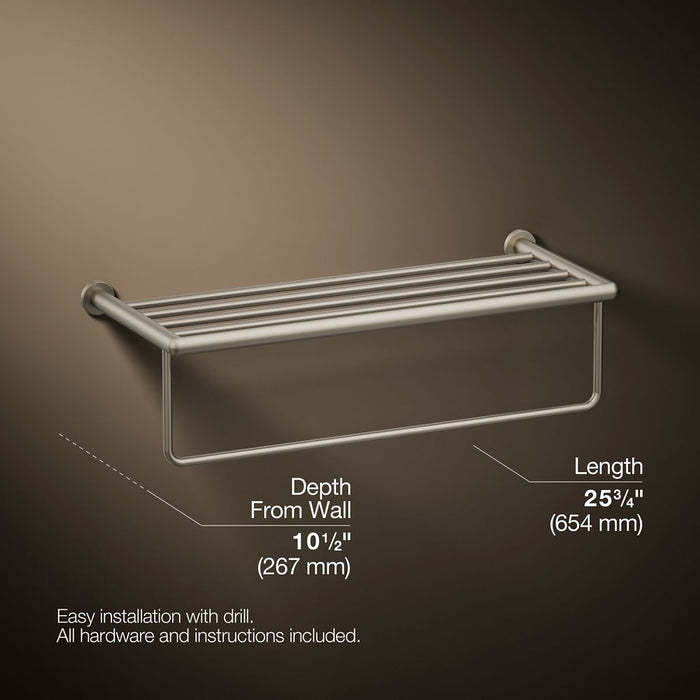 KOHLER K-24552 Kumin Hotelier, vibrant brushed nickel - view 5