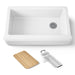 KOHLER K-24564 Riverby 35-3/4" undermount single-bowl farmhouse workstation kitchen sink, white - view 5