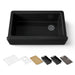 KOHLER K-24564 Riverby 35-3/4" Undermount Single-bowl Farmhouse Workstation Kitchen Sink, black black - view 5