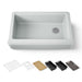 KOHLER K-24564 Riverby 35-3/4" Undermount Single-bowl Farmhouse Workstation Kitchen Sink, ice grey - view 5