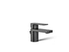 KOHLER K-24804-4 Parallel Low single-handle bathroom sink faucet, 1.2 gpm, matte black