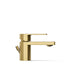 KOHLER K-24804-4 Parallel Low single-handle bathroom sink faucet, 1.2 gpm, vibrant brushed moderne brass - view 3