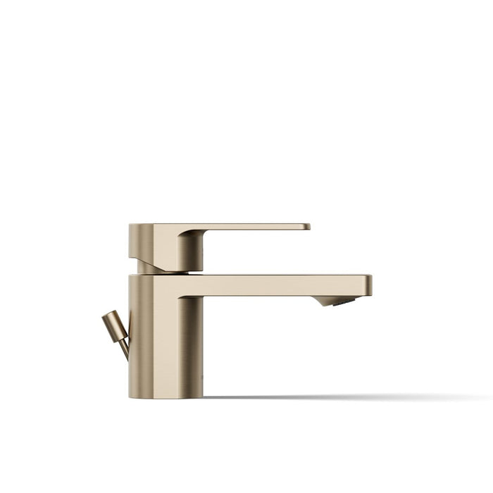 KOHLER K-24804-4N Parallel Low single-handle bathroom sink faucet, 0.5 gpm, vibrant brushed bronze - view 5