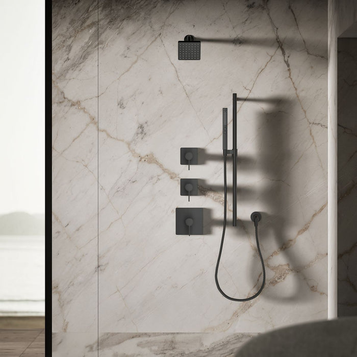 KOHLER K-24805 Parallel Single-function Showerhead, 2.5 GPM, matte black - view 3