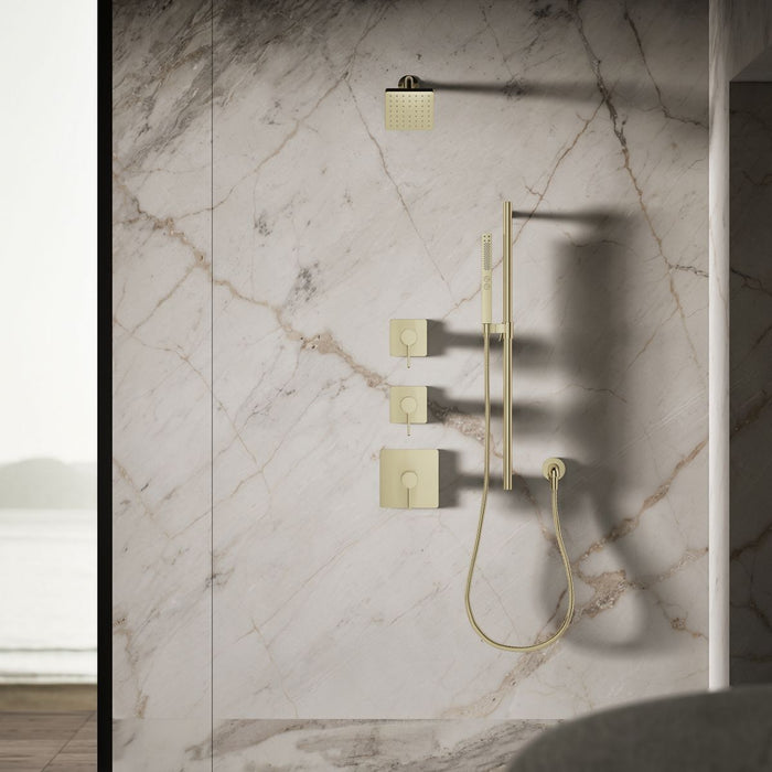 KOHLER K-24805 Parallel Single-function Showerhead, 2.5 GPM, vibrant french gold - view 3