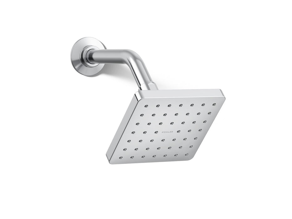 KOHLER K-24805-JJ Parallel Single-function showerhead, 1.25 gpm, polished chrome