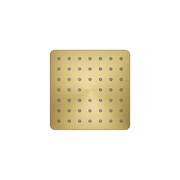 KOHLER K-24805-JJ Parallel Single-function showerhead, 1.25 gpm, vibrant brushed moderne brass - view 2