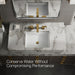 KOHLER K-24857-4 Honesty Widespread bathroom sink faucet, 0.5 gpm, vibrant brushed moderne brass - view 5