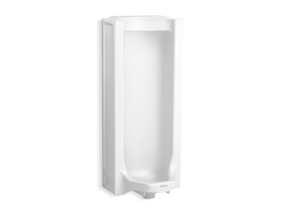 KOHLER K-25039-R Branham Full stall washout urinal with rear spud, white