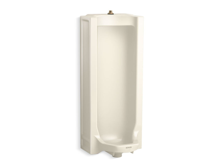 KOHLER K-25039-T Branham Full stall washout urinal with top spud, almond
