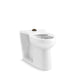 KOHLER K-25042-SSL Modflex Adjust-a-Bowl Floor-mount top spud flushometer bowl with bedpan lugs, white