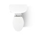 KOHLER K-25077-SST Kingston ComForteeight Two-piece elongated 1.28 gpf chair height toilet with tank cover locks and...