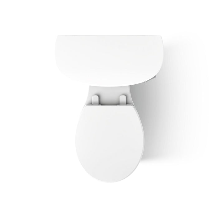 KOHLER K-25097-RA Kingston Two-piece round-front 1.28 gpf toilet with right-hand trip lever, white - view 4