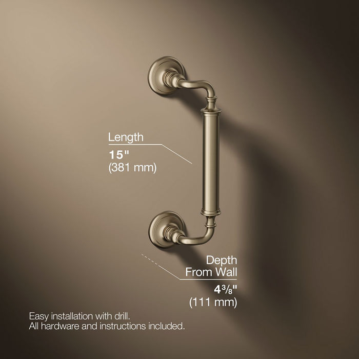 3/4 view of product with dimensions