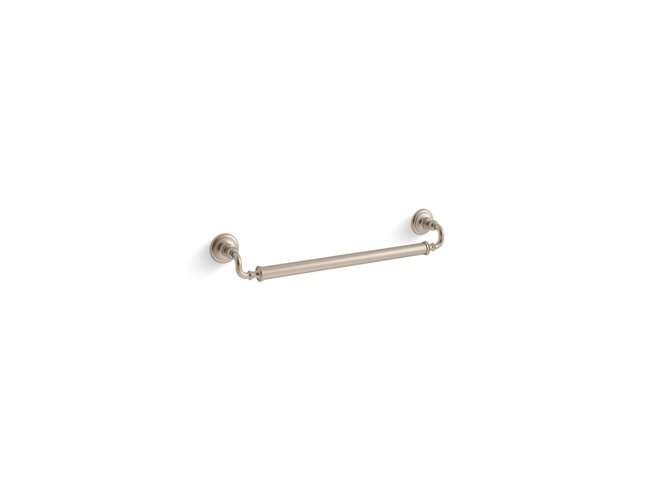 KOHLER K-25156 Artifacts 24" grab bar, vibrant brushed bronze
