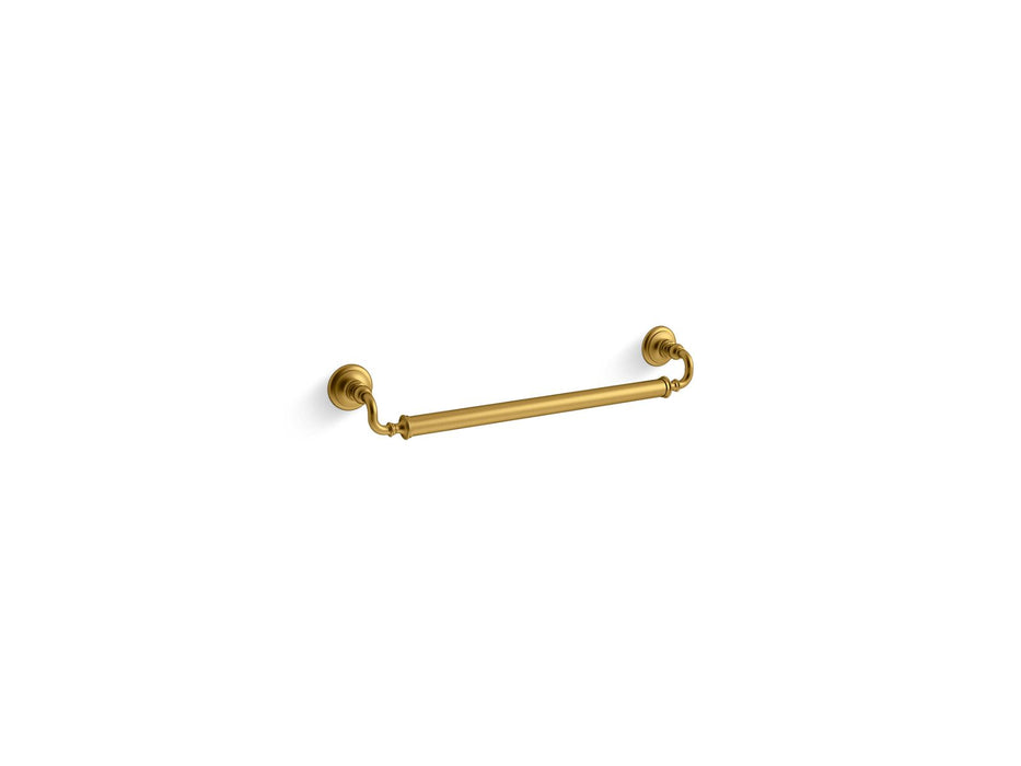 KOHLER K-25156 Artifacts 24" grab bar, vibrant brushed moderne brass