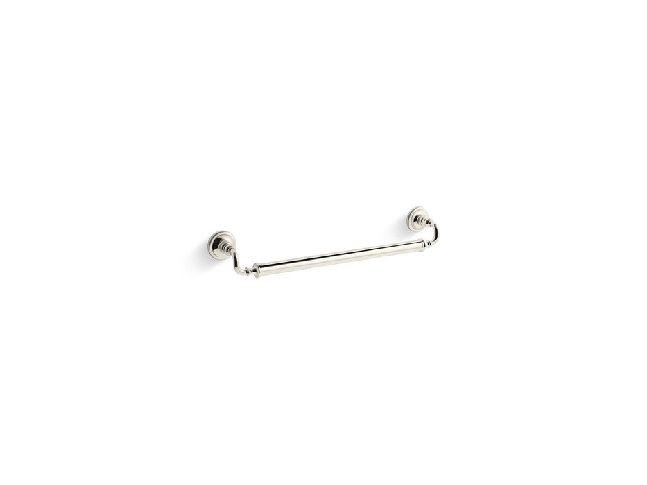 KOHLER K-25156 Artifacts 24" grab bar, vibrant polished nickel
