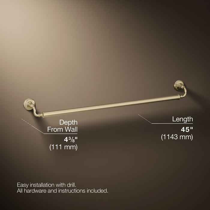 3/4 view of product with dimensions