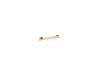 KOHLER K-25159 Components 12" grab bar, vibrant brushed moderne brass