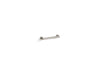 KOHLER K-25159 Components 12" grab bar, vibrant brushed nickel