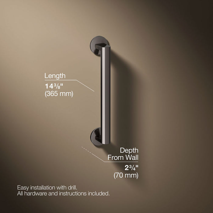 3/4 view of product with dimensions