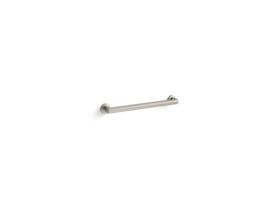 KOHLER K-25160 Components 18" grab bar, vibrant brushed nickel