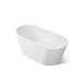 KOHLER K-25165-0 K-25165 Evok 66" x 30" Freestanding Bath with Center Toe-tap Drain, white