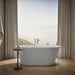 KOHLER K-25165-0 K-25165 Evok 66" x 30" Freestanding Bath with Center Toe-tap Drain, white - view 3