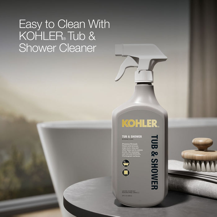 KOHLER K-25165-0 K-25165 Evok 66" x 30" Freestanding Bath with Center Toe-tap Drain, white - view 5