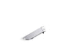 KOHLER K-25193 Angle Touchless foaming soap dispenser, DC-powered, polished chrome