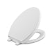 KOHLER K-25301-0 K-25301 Reveal Quiet-Close Elongated Toilet Seat, white